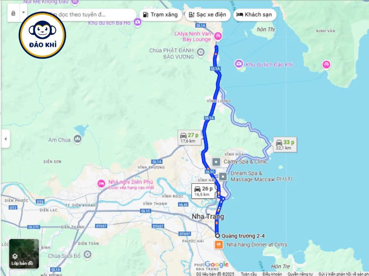 vé đảo khỉ nha trang